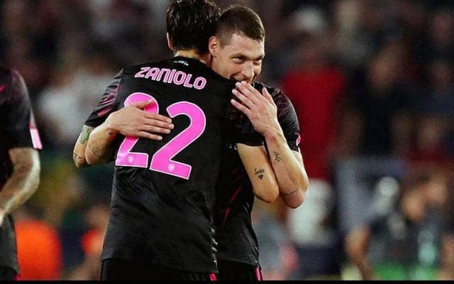 途中出場ディバラの1stプレー弾にベロッティが加入後初弾！　ローマが田中亜土夢不出場の10人HJKに完勝《EL》