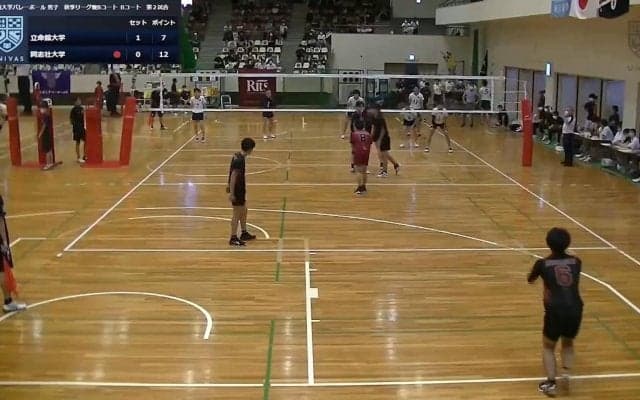 関西大学バレーボール連盟 男子1部秋季リーグ戦 Bコート【見逃し配信】