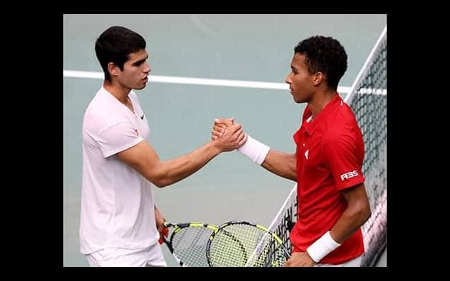 オジェ 全米覇者アルカラス破る