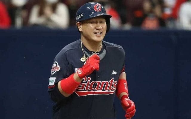 130kg元オリ強打者、韓国で実現した“夢の巨漢対面”に米反響「あなたより大きいの？」