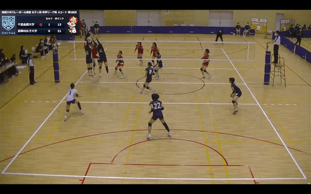 関西大学バレーボール連盟 女子1部秋季リーグ戦 Aコート【見逃し配信】