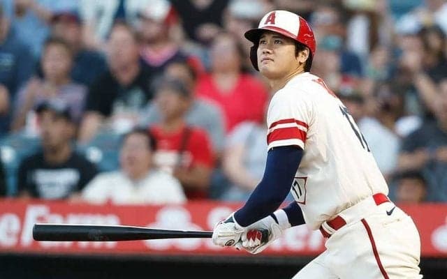 大谷翔平、35号寸前だった二塁打の憎いデータ判明　米記者「この打球は26の球場で…」