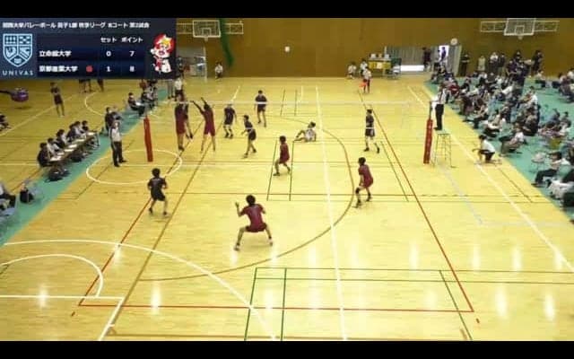 関西大学バレーボール連盟 男子1部秋季リーグ戦 Bコート【見逃し配信】