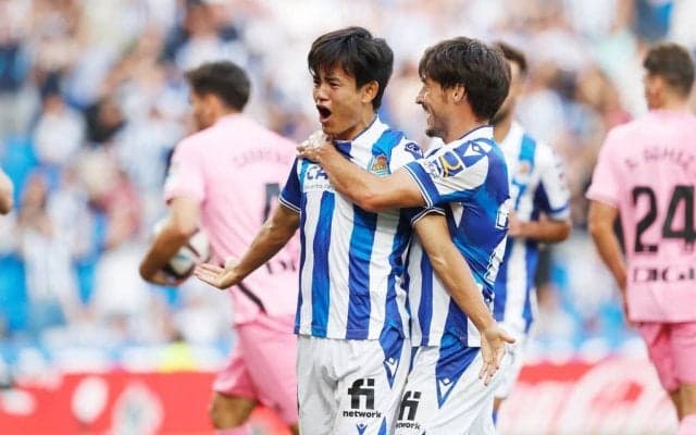 ｢守備頑張ってるとか惚れる｣久保建英がハイプレスから先制弾をアシスト!! ｢もうこれベンゼマの域だろ｣と話題となった日本代表至宝の｢2戦連続アシスト｣