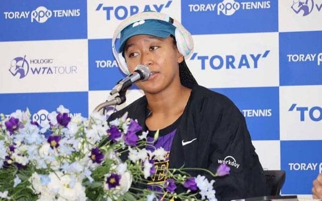 大坂なおみ、東レV2へ会見　日本の公式戦は東京五輪以来「東京の街を見られて幸せ」