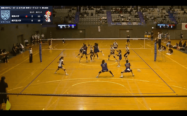 関東大学バレーボール連盟 女子1部秋季リーグ戦 Aコート【見逃し配信】