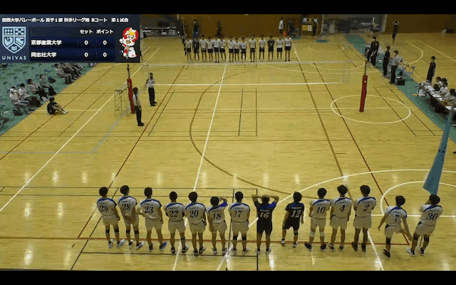 関西大学バレーボール連盟 男子1部秋季リーグ戦 Bコート【見逃し配信】
