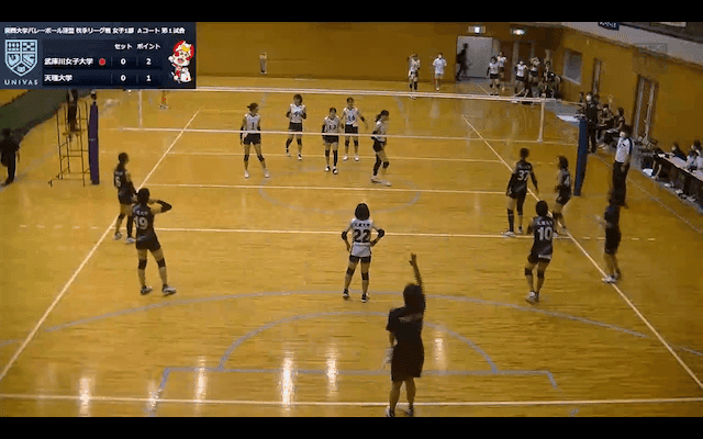 関西大学バレーボール連盟 女子1部秋季リーグ戦 Aコート【見逃し配信】