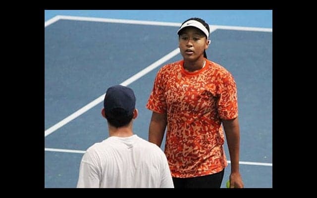  大坂なおみ 初戦を前に練習 