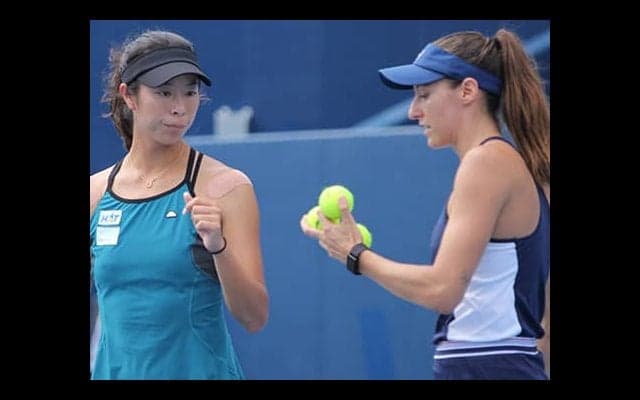 柴原瑛菜ペア 東レPPO初戦敗退