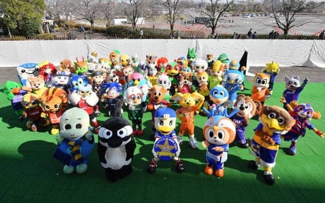 「可愛い」Jリーグクラブマスコットたちのモデル風ショットに注目「サマになってるカモメ一族」