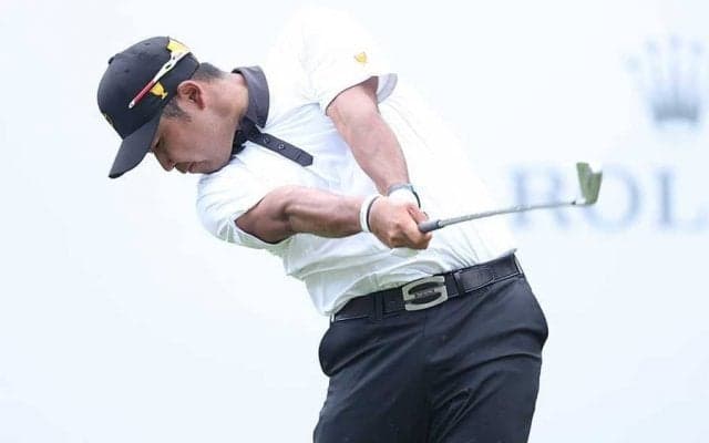 松山英樹、完璧ショット後の表情に米実況席爆笑「それがマツヤマ」「ほらやっぱりね！」