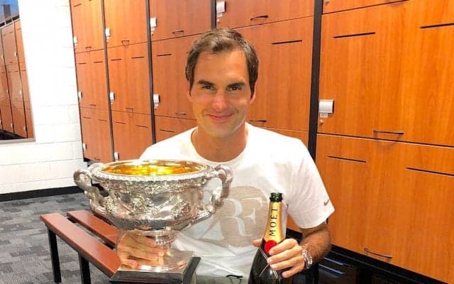 【レーバー・カップ】現役引退フェデラーの功績を称え、モエ・エ・シャンドンが「ロジャーに乾杯」企画がスタート