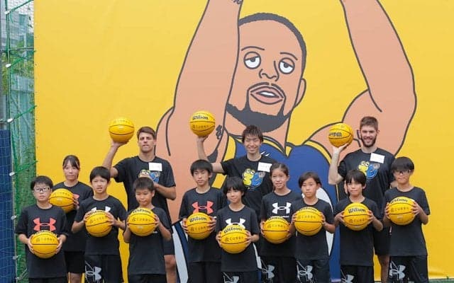 【NBA】国内初の屋外常設バスケ空間「カリーコート天王洲アイル」が24日、オープン