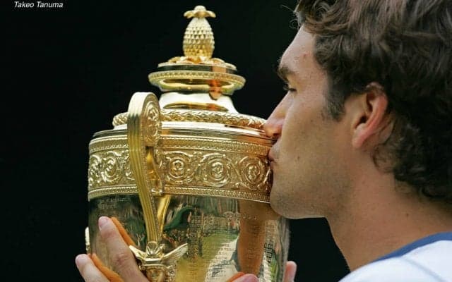 〈フェデラーGS20勝プレイバック5〉“芝の王者”の強さを見せつけ、父の前でウィンブルドン3連覇達成／2005年ウィンブルドン [リバイバル記事]