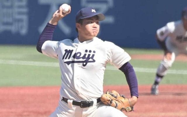 【大学野球】投球スタイルもそっくり？　リーグ戦初完封の明大・村田、憧れ“マダックス”達成