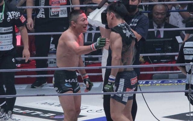 【RIZIN.38】堀口恭司、1年9カ月ぶりの凱旋勝利　金太郎を肩固めで撃破「ヒヤヒヤさせてしまって…」