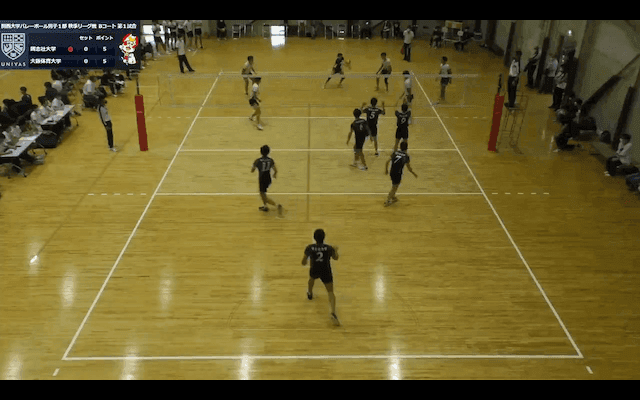関西大学バレーボール連盟 男子1部秋季リーグ戦 Bコート【見逃し配信】