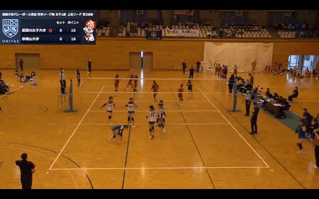 関西大学バレーボール連盟 女子1部秋季リーグ戦 上位リーグ【見逃し配信】