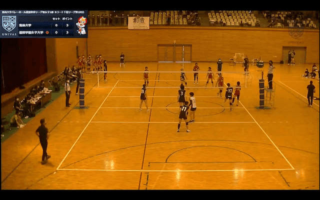 関西大学バレーボール連盟 女子1部秋季リーグ戦 下位リーグ【見逃し配信】