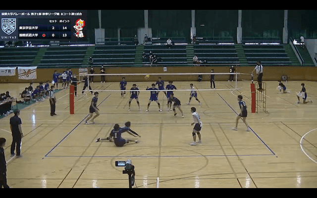 関東大学バレーボール連盟 男子1部秋季リーグ戦 Bコート【見逃し配信】