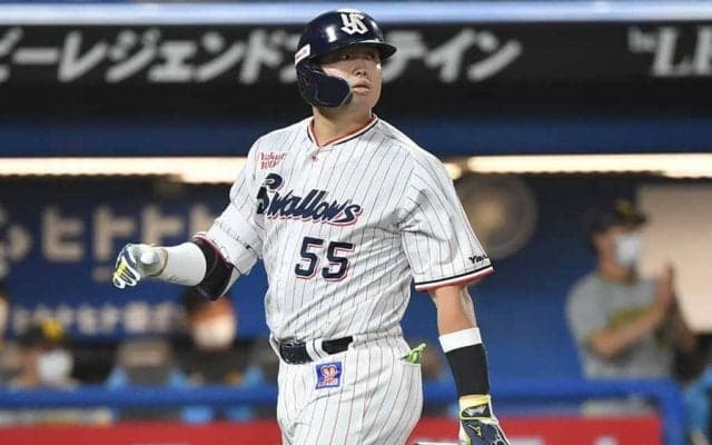 ヤクルト村上、10試合本塁打なし　3打数無安打で打率は2位大島と1厘差