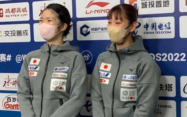 「Wみゆう」が中国で調整　20歳長崎「最近で一番いい」18歳木原「早く試合したい」【世界卓球】