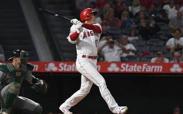 【MLB】大谷翔平、バット粉砕も2試合連続マルチ　痛烈二塁打＆左前打、自己最長12戦連続安打