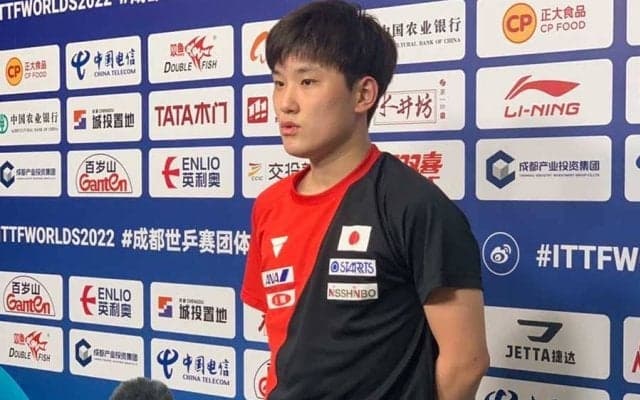 張本智和、メダル奪還へ　丹羽孝希の直前欠場に“絆”を強調「心は5人で戦いたい」【世界卓球】