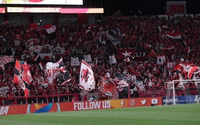 浦和がアウェイ清水戦での違反行為のサポーターに処分…清水戦5試合入場禁止