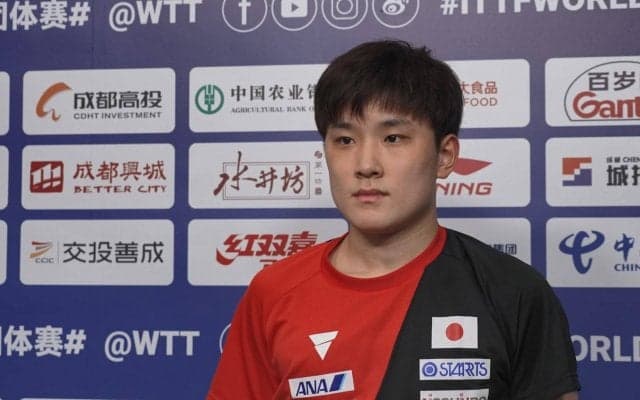 張本智和 現地で練習開始「丹羽さんの思いも背負って、心は5人で戦う」【世界卓球2022】
