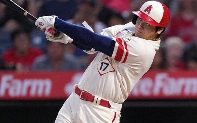 【MLB】大谷翔平、自己最長の14試合連続安打　右手一本で中前適時打、15勝目へ自ら援護