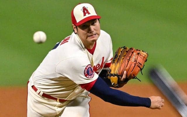 大谷翔平、リーグ1位今季46度目の3球三振を奪取　日米反響「全部エグい…2球目特に…」