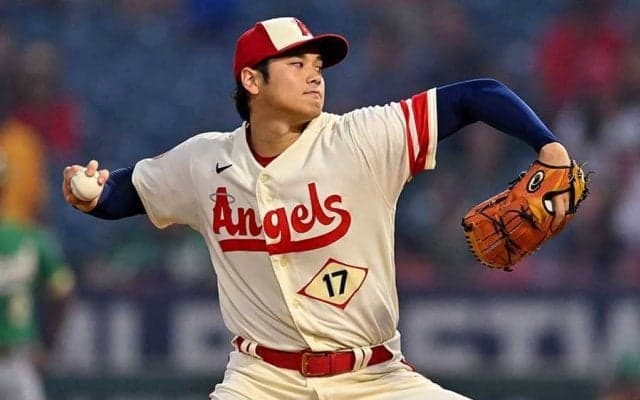 【MLB】大谷翔平、6回までノーヒット投球　8奪三振で15勝目の権利、初回適時打で自ら援護