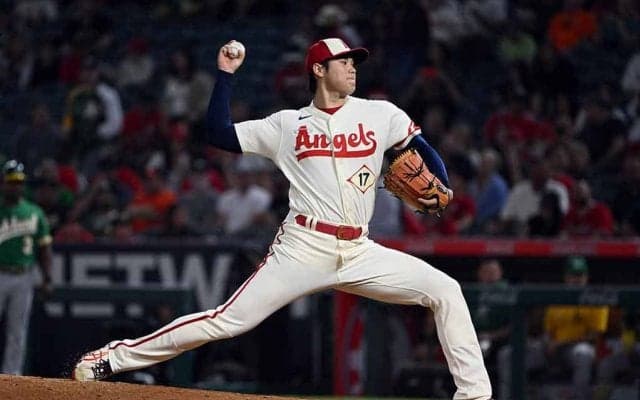 【MLB】大谷翔平、8回2安打10奪三振無失点の好投で15勝目の権利　史上初のW規定到達まであと「1」