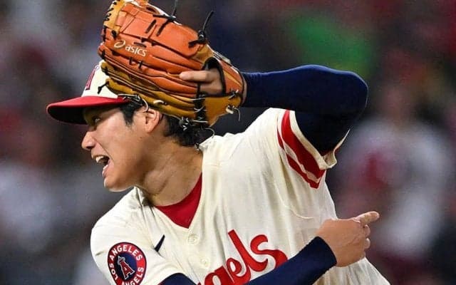 【MLB】大谷翔平の“新球”が「154キロでこの変化」　超絶軌道にファン震撼「エグくて笑う」