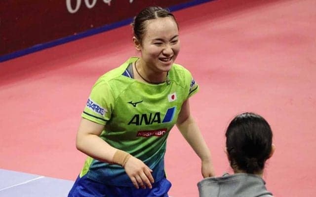 伊藤美誠「乗り越えるのが大切」木原美悠「怖かった」　初戦快勝、TVインタは笑顔満開【世界卓球】