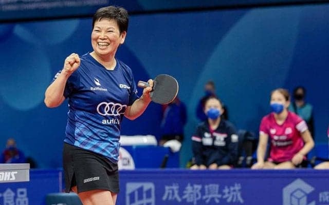 世界卓球、59歳女子が波乱演出　30歳年下→33歳年下を連続で撃破、世界4位韓国が敗北