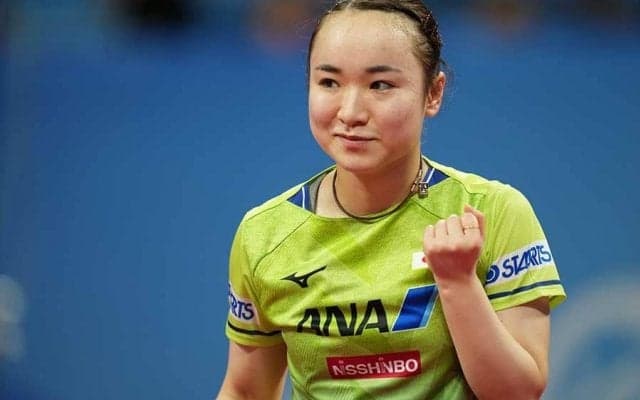 伊藤美誠、試合直前にモグモグしていた干し芋がSNS話題「流行りそう」「食べてるw」【世界卓球】