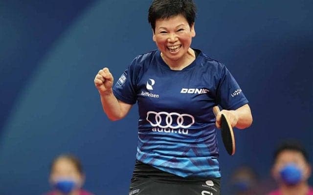 世界卓球、59歳女子が韓国20代を連続撃破　大番狂わせにITTF称賛「倪が燃え上がった」