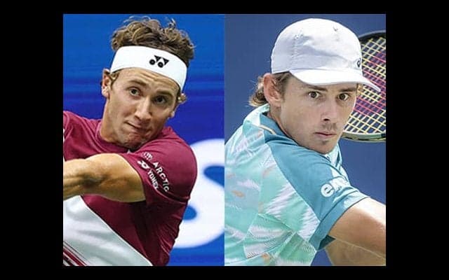  ルードら 楽天OP会場で練習 