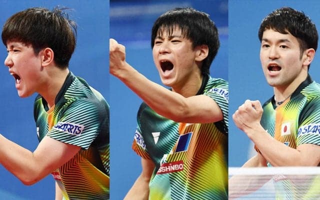 【世界卓球】戸上隼輔が大車輪の活躍！日本がルーマニアとの接戦を制してGL1位通過へ前進