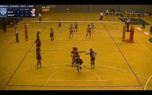 関東大学バレーボール連盟 女子1部秋季リーグ戦 Bコート【見逃し配信】