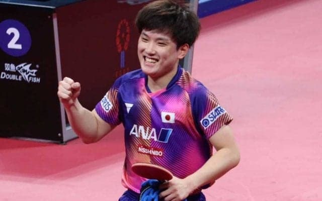 日本男子、香港撃破でGL単独首位に浮上　圧巻2勝の張本智和「昨日のリベンジできた」【世界卓球】