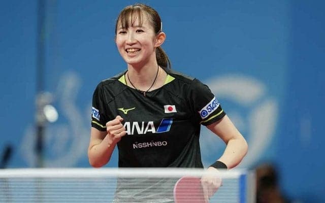 遂に出場の早田ひな、貫禄の勝利にネット反響「めちゃ大人になってる」「ひな祭開始」