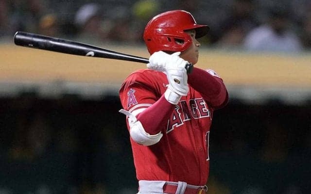 大谷翔平の弾丸189km二塁打で実況席爆笑　右中間なのに「二塁手がジャンプしてます」