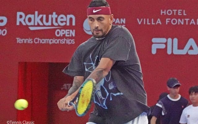 キリオスのスマッシュは驚きの方向に。「テニスTV」が“天才的”と動画を紹介