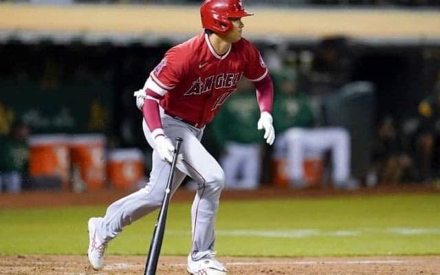 大谷翔平、１８８キロの高速二塁打で自己最長１８試合連続安打！現地実況も興奮「ショウヘイにクラッシュされた！！」