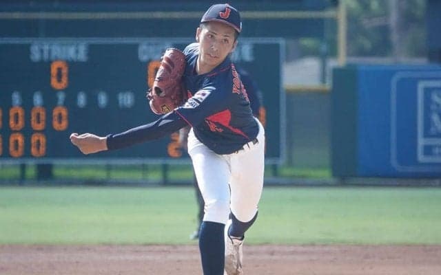 高校日本代表の“変則トルネード”左腕がプロ志望届　明徳義塾の吉村優聖歩