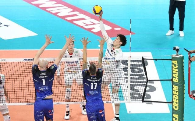 石川祐希　セリエA開幕戦はチステルナに敗れる